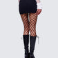 Layla Black Knit Trim Belt Mini Skirt