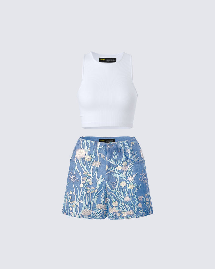 Women's floral cotton matching set – FINESSE