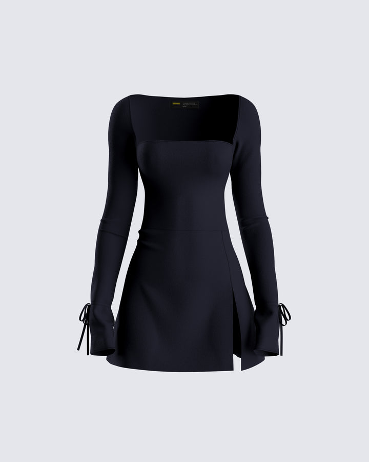 Women's black mini dress – FINESSE