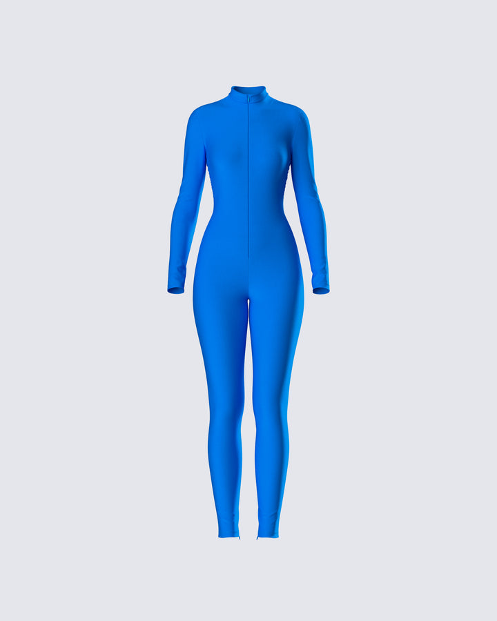 Women's blue jumpsuit – FINESSE