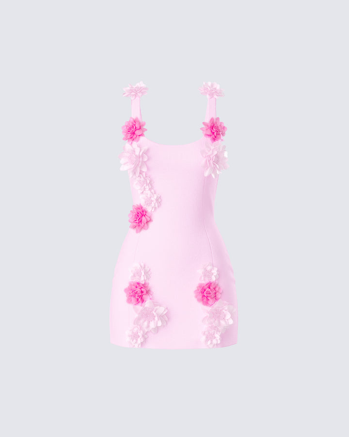 Women's pink mini dress – FINESSE