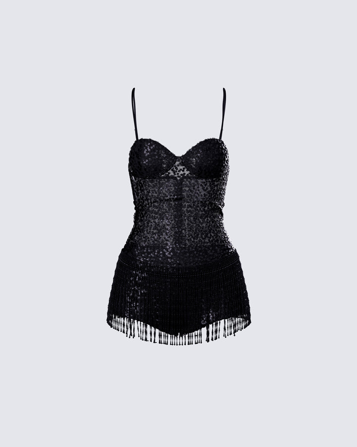 Women's black romper – FINESSE