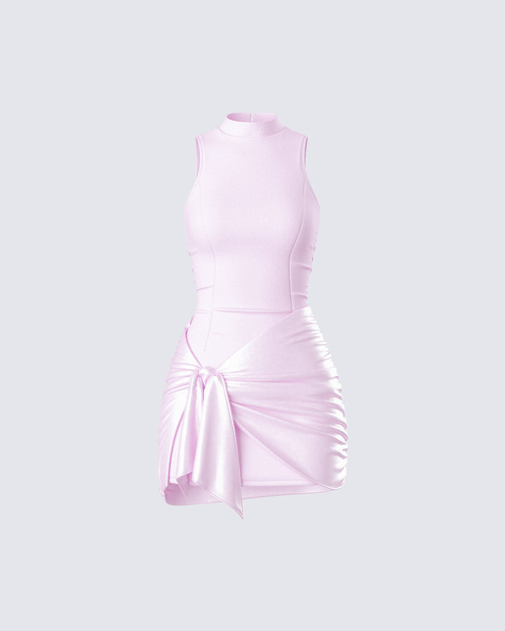 Women's pink mini dress – FINESSE