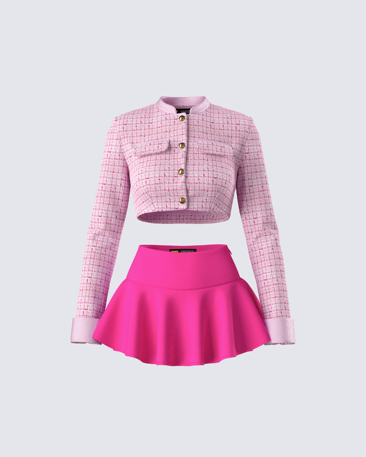 Women's pink matching set – FINESSE