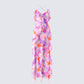 Women's pink maxi dress – FINESSE