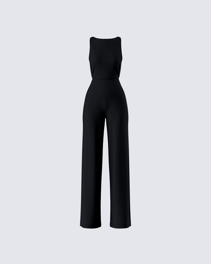 Women's black jumpsuit – FINESSE