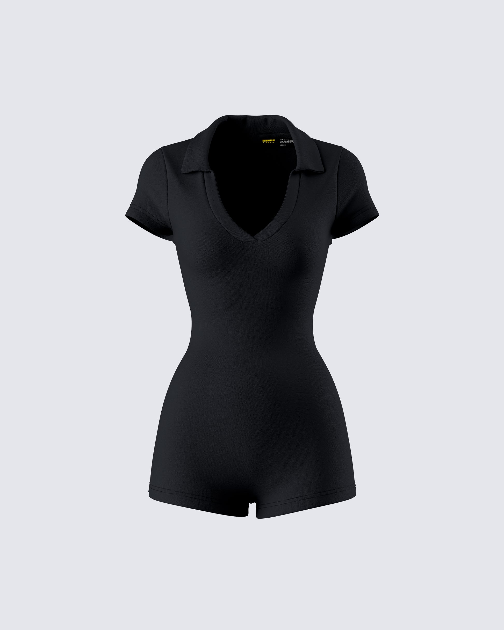 Women's black romper – FINESSE
