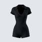 Women's black romper – FINESSE