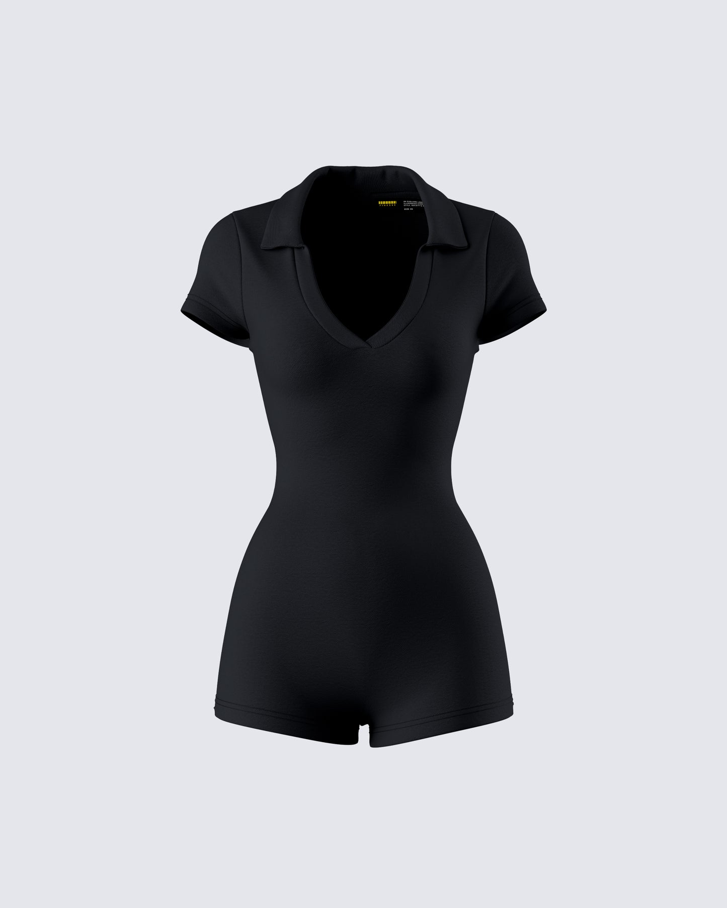 Women's black romper – FINESSE