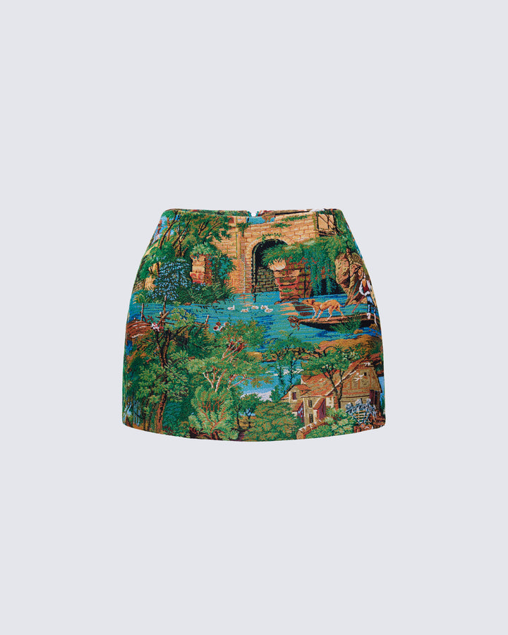 Women's cotton mini skirt – FINESSE