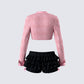 Women's cotton matching set styled on model – FINESSE