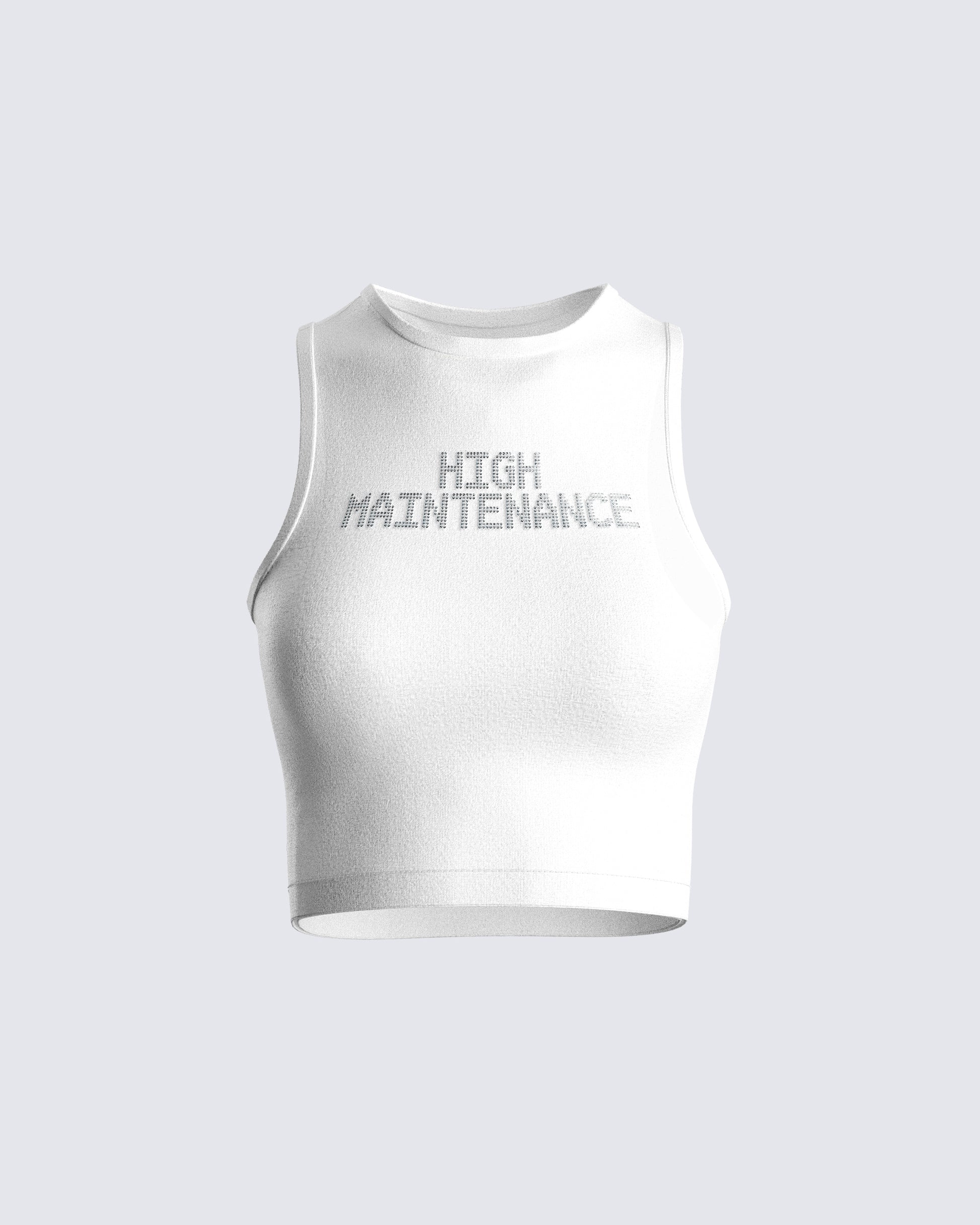 Women's white cotton top – FINESSE