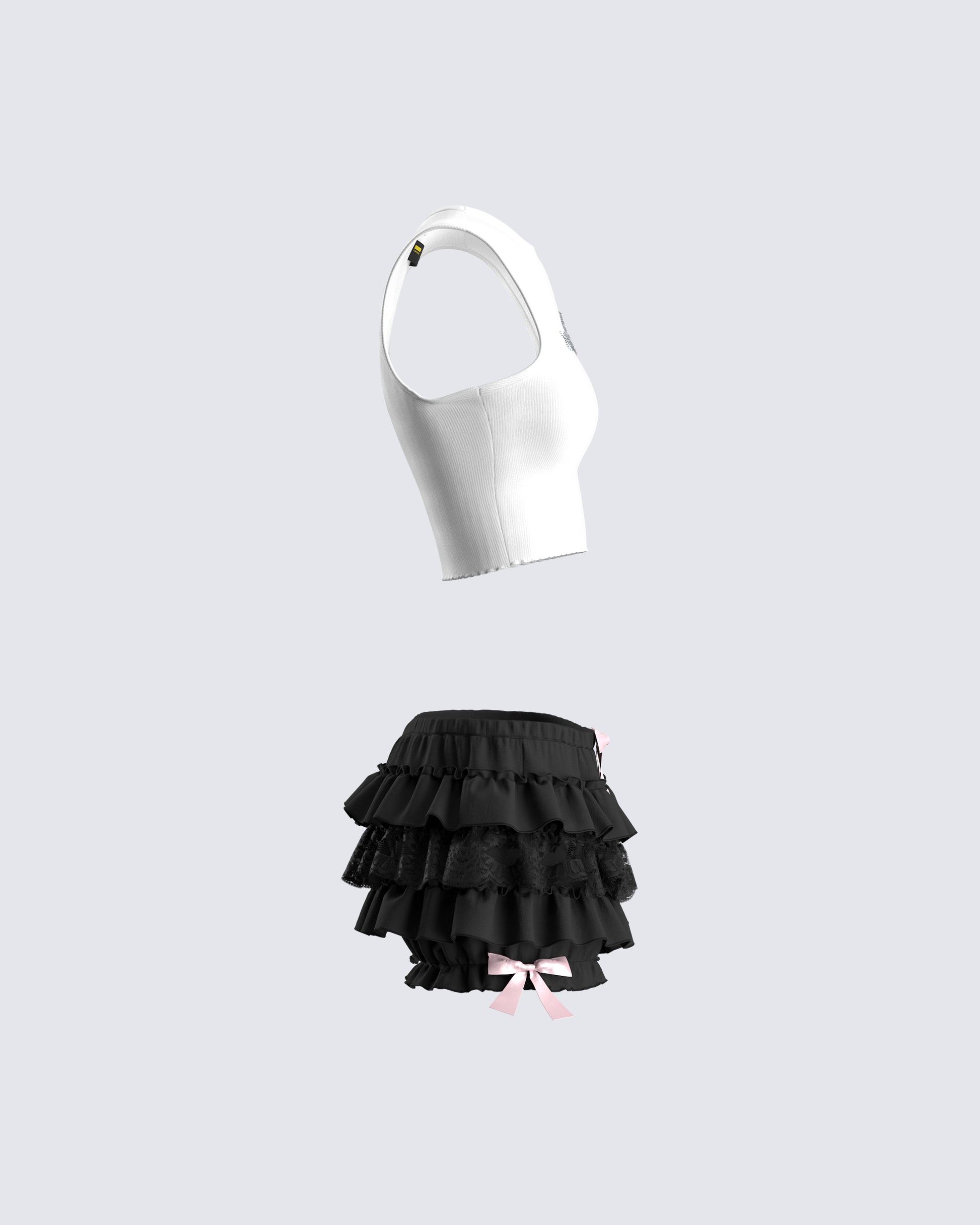 Women's cotton matching set front view – FINESSE
