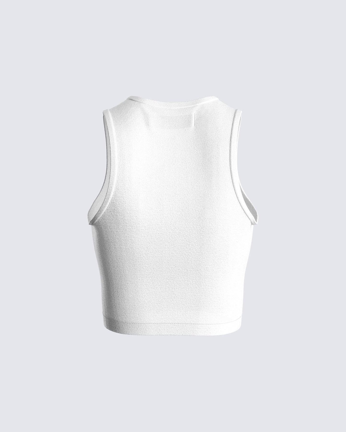 Women's white cotton top styled on model – FINESSE