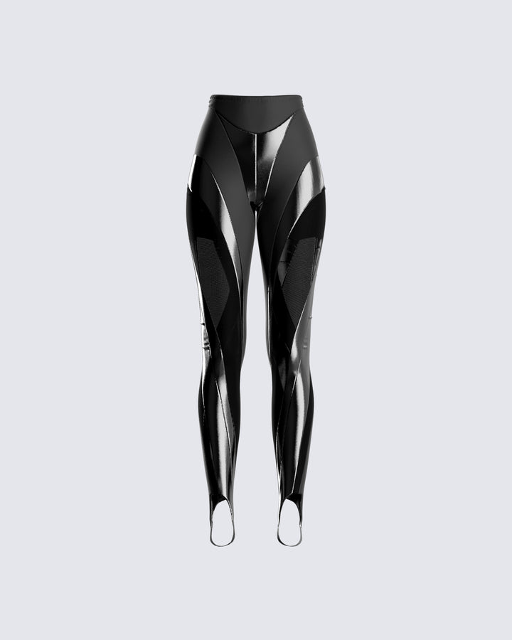 Women's black leggings – FINESSE