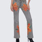 Jojo Grey Denim Flower Painted Jeans