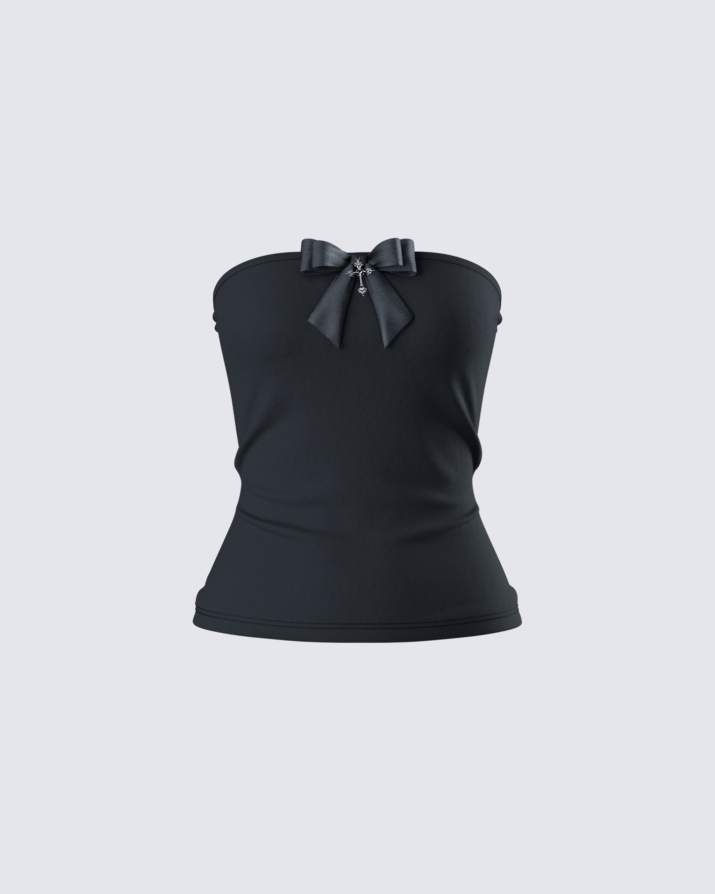 Women's black cotton top – FINESSE