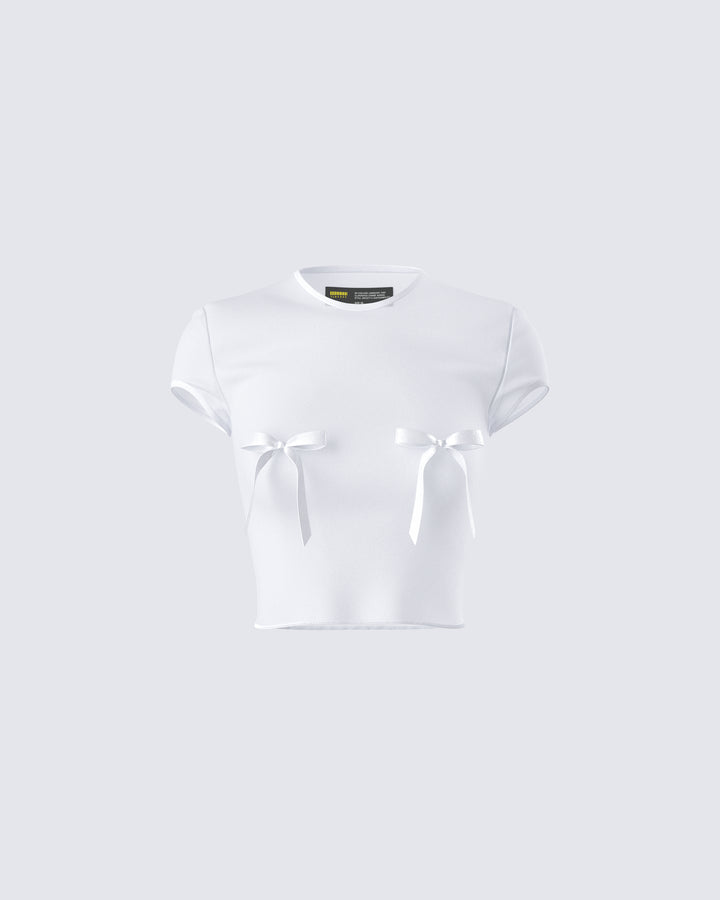Women's white t-shirt – FINESSE