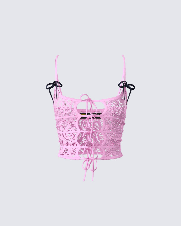 Women's pink top – FINESSE