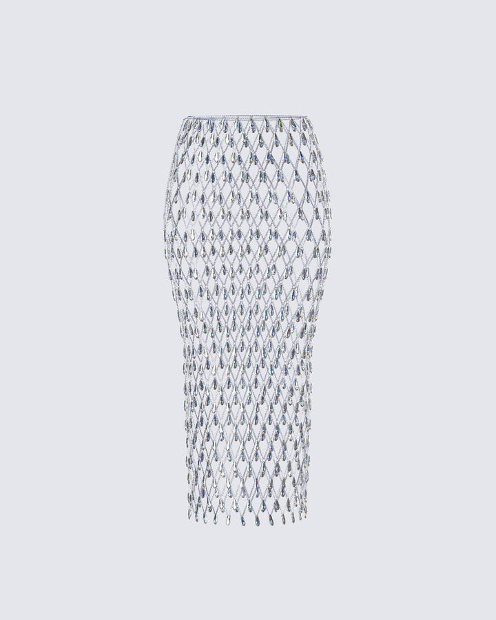 Women's silver skirt – FINESSE