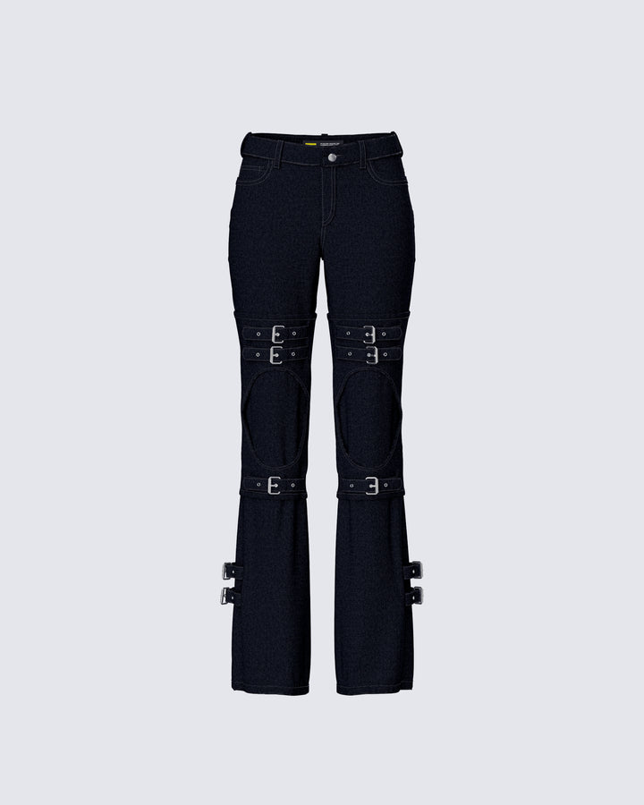 Women's black cotton bottoms – FINESSE