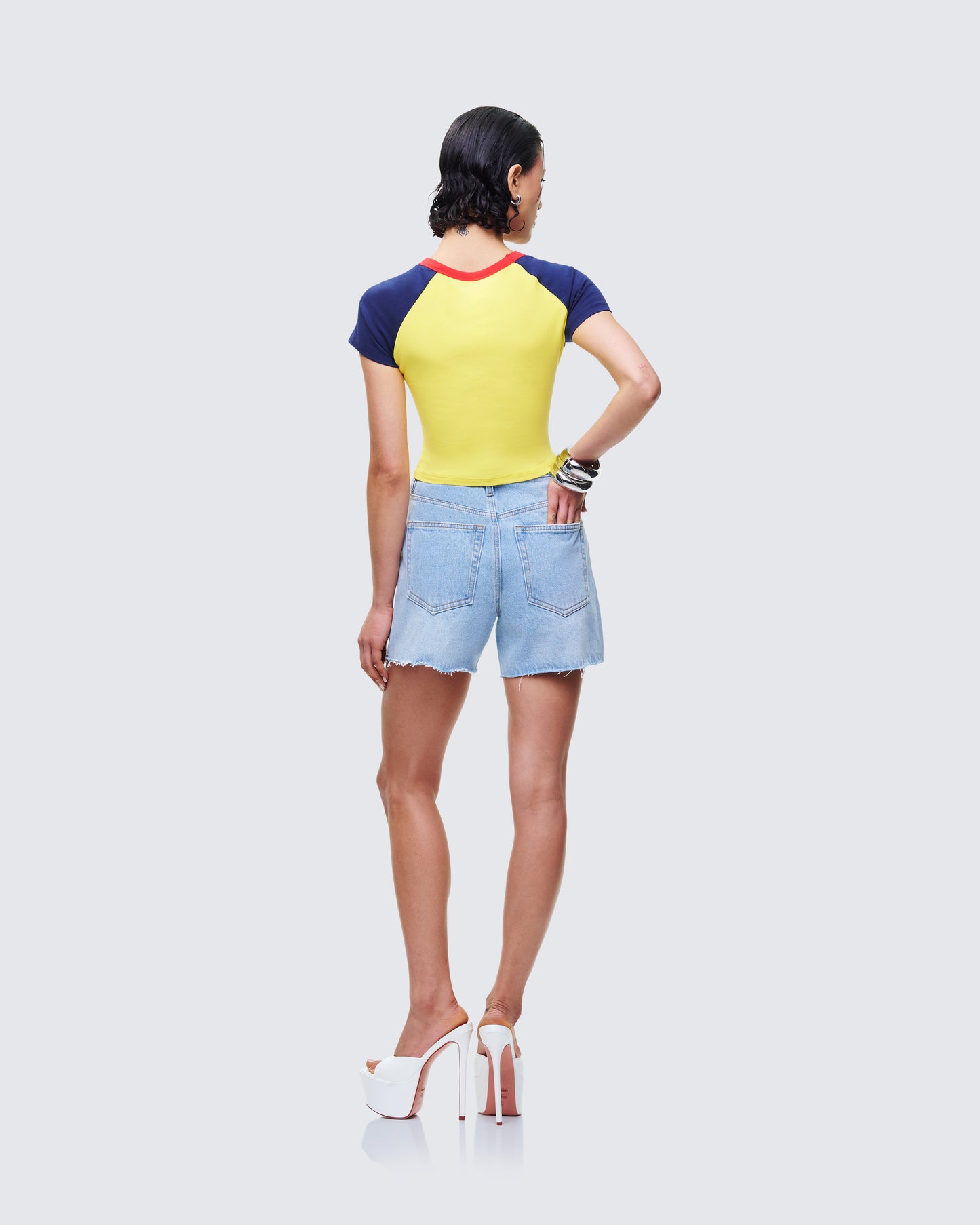 Women's cotton matching set alternate angle – FINESSE