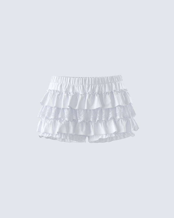 Women's white cotton bottoms – FINESSE