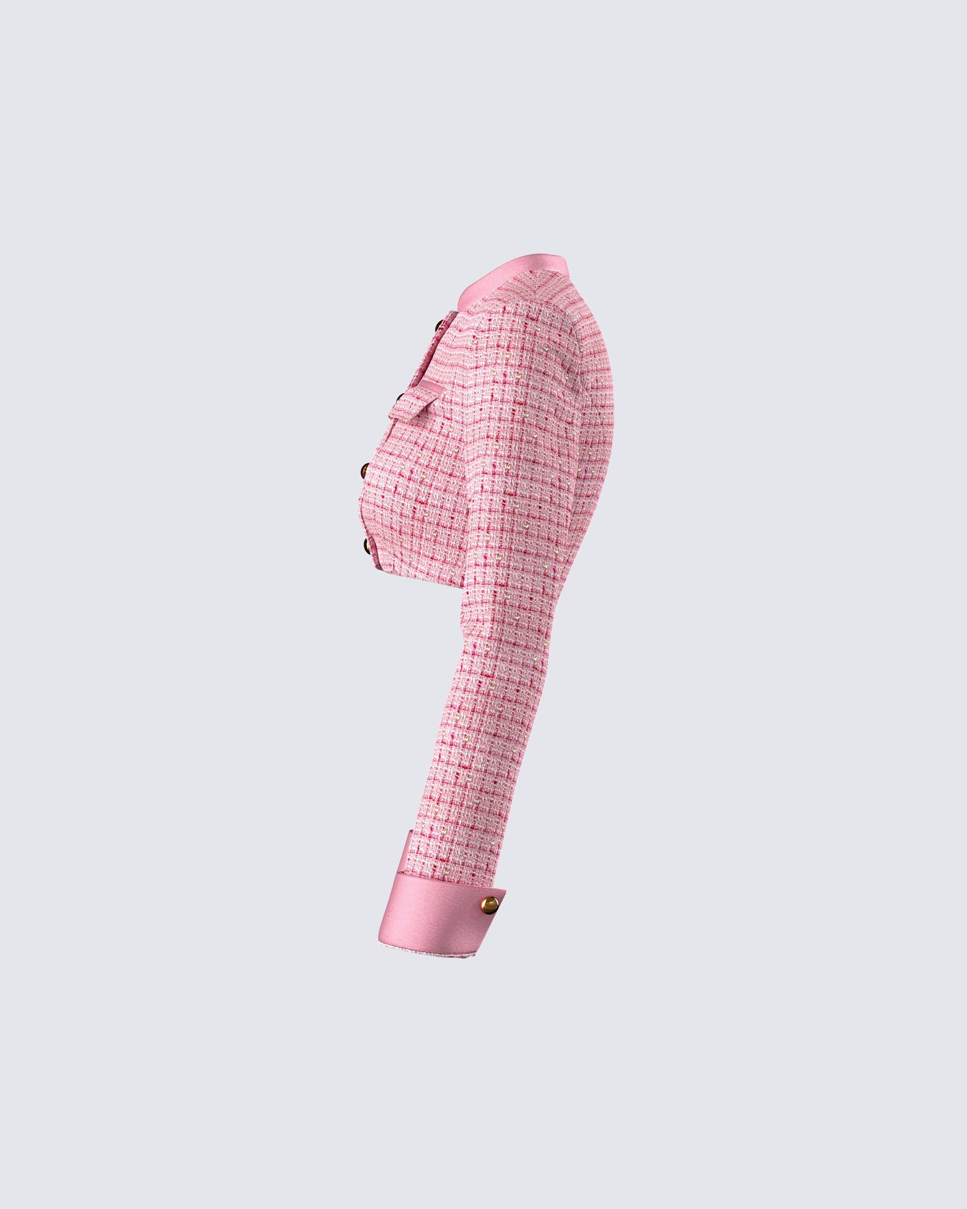 Women's pink jacket front view – FINESSE