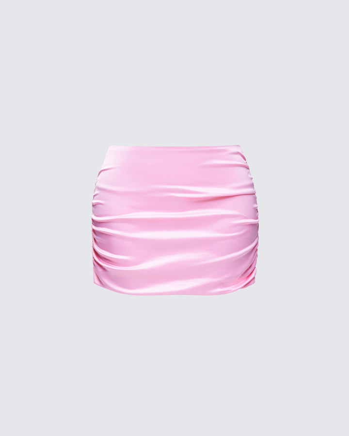Women's pink mini skirt – FINESSE