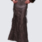 Hosea Brown Vegan Leather Maxi Skirt