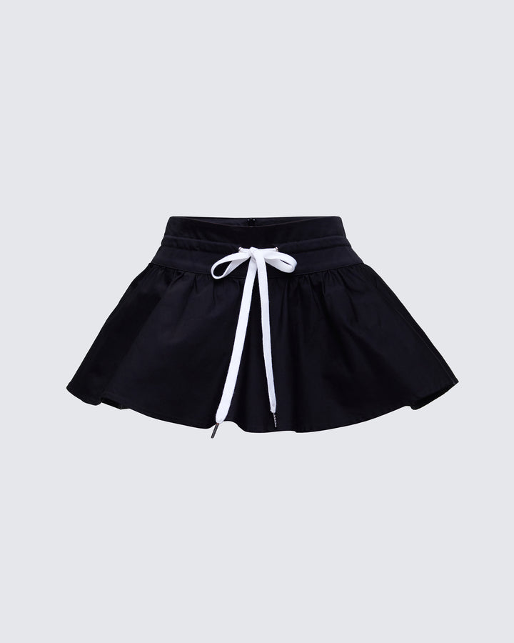 Women's black mini skirt – FINESSE