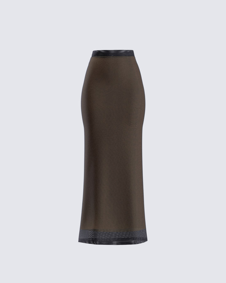 Women's black maxi skirt – FINESSE