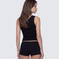 Women's black top alternate angle – FINESSE
