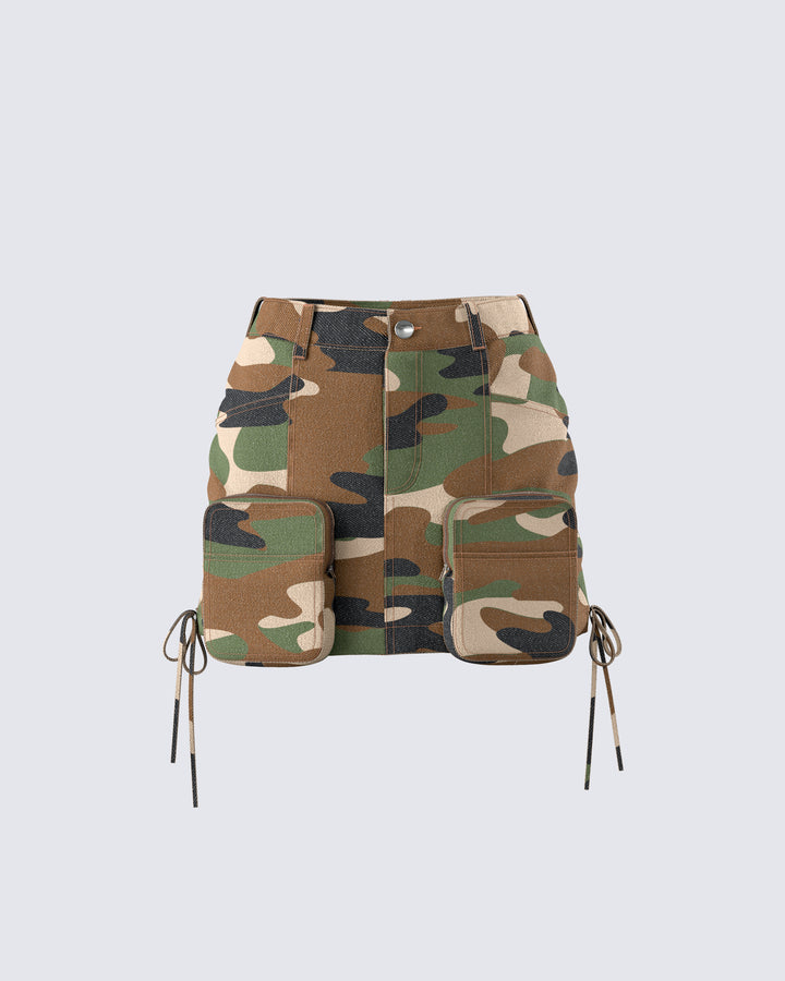 Women's cotton mini skirt – FINESSE