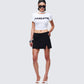 Women's white cotton top alternate angle – FINESSE