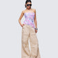 Claudette Lilac Printed Chiffon Corset Top