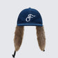 Women's blue cotton accessories front view – FINESSE
