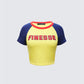 Women's yellow cotton top – FINESSE