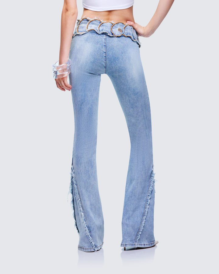 Women's red cotton pants close-up detail – FINESSE