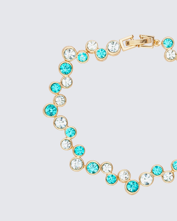 Azore Gold Tennis Bracelet