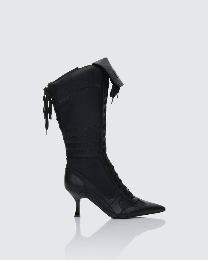 Women's black boots – FINESSE