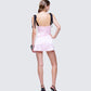 Women's pink slip dress alternate angle – FINESSE
