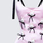 Women's pink slip dress alternate angle – FINESSE