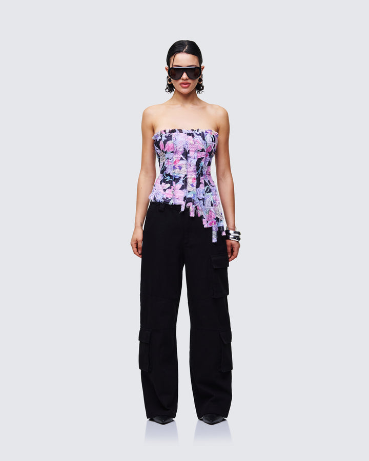 Women's black cotton matching set – FINESSE