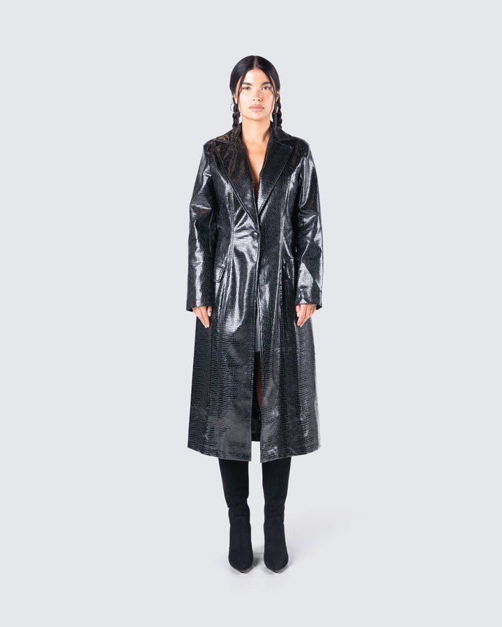 Women's coat close-up detail – FINESSE