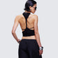 Women's black tank top close-up detail – FINESSE