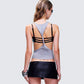 Women's grey tank top close-up detail – FINESSE