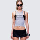 Women's grey tank top front view – FINESSE