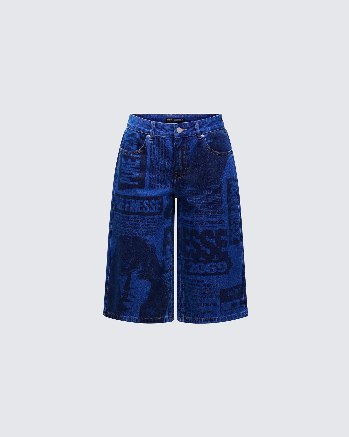 Women's blue cotton bottoms – FINESSE