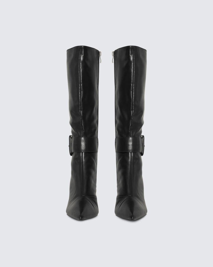 Women's black boots – FINESSE